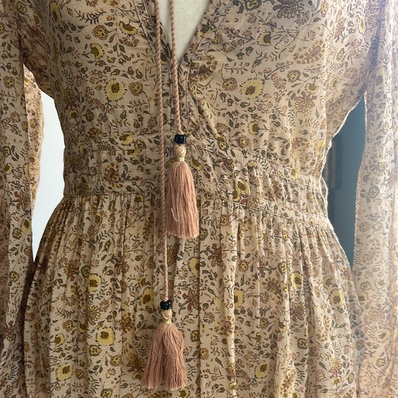 Doen Maxi Ruffle Floral Print Dress - Picture 6 of 9